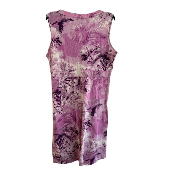 Calvin Klein Jeans Womens Medium Cotton Blend Pink Purple Floral Print Sleeveles - Picture 5 of 5